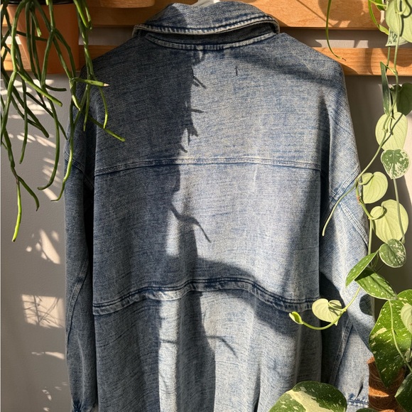 Free People Blue Denim Jacket - Picture 6 of 6